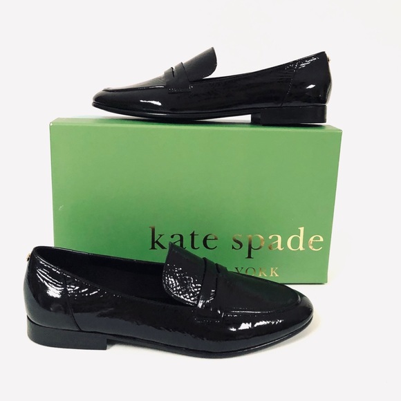 kate spade NEW YORK Genevieve Black Leather Loafer - Picture 6 of 6